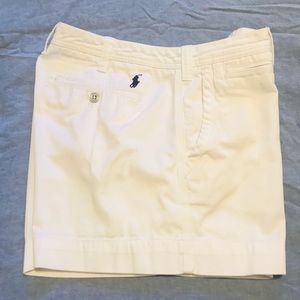 Polo Ralph Lauren White Chino Shorts Size 10